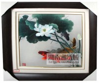 蓮の花と魚1