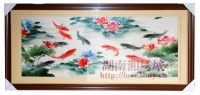 蓮の花と魚3