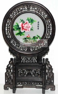 仿紫檀架圆型  2