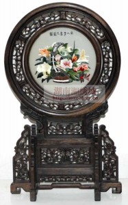 仿紫檀架圆型  3